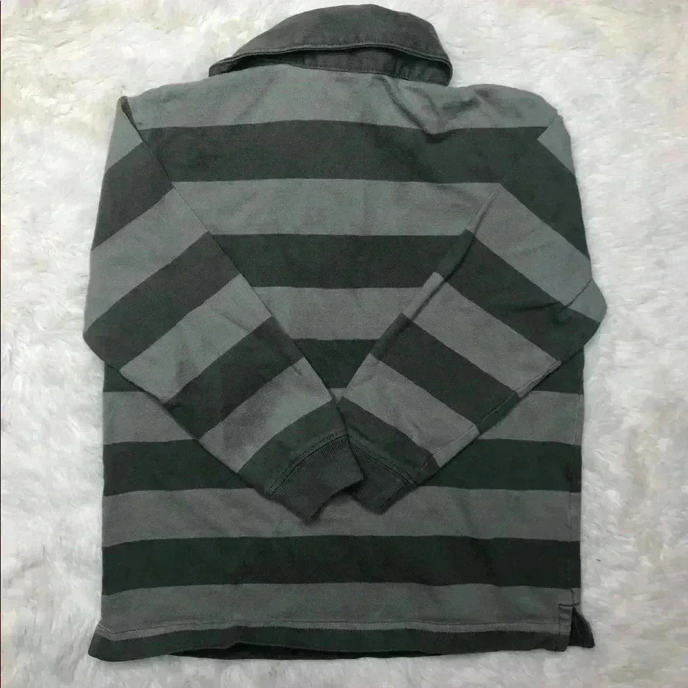 TKS Long Sleeved Polo Shirt Green And Grey Size 4T - Picture 9 of 16